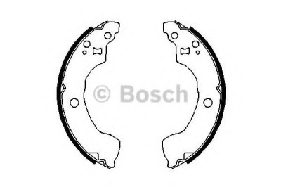 Set saboti frana NISSAN PRIMERA Hatchback (P11) (1996 - 2002) BOSCH 0 986 487 691 foto