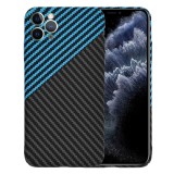 Cumpara ieftin Husa pentru iPhone 11 Pro Max, Techsuit Carbonite FiberShell, Blue Pulse