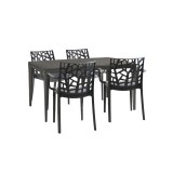 Set de mobilier de grădină cu fotolii Odini 4 1