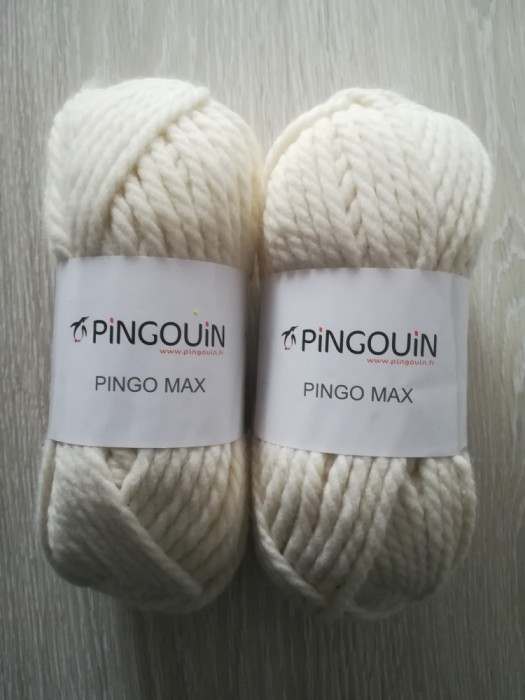3 Bobine de Fir Pingo Max Culoare Ecru
