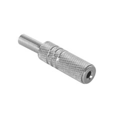 Mufa Jack 3.5 mm mama stereo metal pe cablu