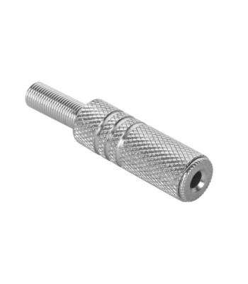 Mufa Jack 3.5 mm mama stereo metal pe cablu foto