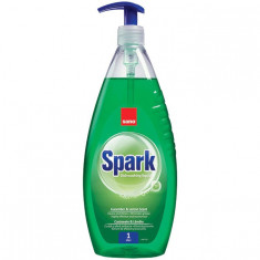 Detergent vase cu pompita Sano Spark Castravete, 1L foto