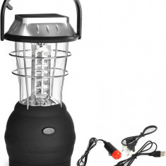 Lanternă Sar, Lanternă de camping cu manivelă Dynamo 36 LED Lumină de urgență