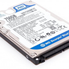 65. Hard Disk Laptop WD Blue WD7500BPVX 750GB, 5400rpm, 8MB, SATA 3