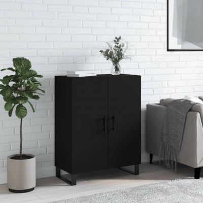 vidaXL Dulap, negru, 69,5x34x90 cm, lemn compozit 827749 foto