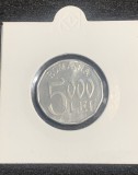 Moneda 5000 lei 2003 aluminiu