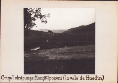 HST G30N Crișul străpunge Munții Apuseni la vale de Huedin 1921 foto