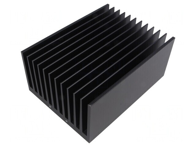 Radiator extrudat negru 150mm x 112mm