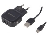 &Icirc;ncărcător USB-C 5V 2,4A 12W, QOLTEC