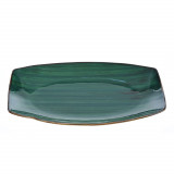 Platou verde din ceramica 25 cm