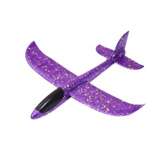 Avion Planor, Cyrax, Simplu, din Poliester, 48 cm, Violet foto