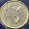 1 pound 2023 Marea Britanie, Honeybees, Charles al-III-lea, Tudor crown privy mark, Brilliant uncirculated, Coincard, km#2447