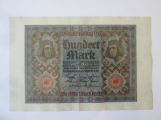Germania 100 Mark 1920 aUNC