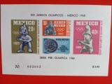 MEXIC, SPORT -= BLOC MNH IMPERF.