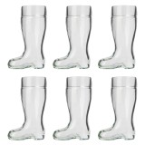 Biergl&auml;ser, Bierstiefel 6er Set - 1 Liter