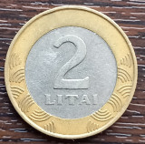 (M2098) MONEDA LITUANIA - 2 LITAI 1999, BIMETALICA, Europa