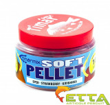 Timar - Pelete de carlig Fluo Soft Pellet Capsuni 8mm (50g)