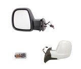 Oglinda exterioara Citroen Berlingo (7), 06.2012-, Peugeot Partner, 06.2012-, Stanga, Crom, electrica, Cu incalzire, carcasa prevopsita, grunduita, C