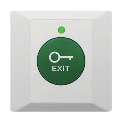 Buton de iesire din plastic, profil ingust, LED, buzzer CSB-86G-LED foto