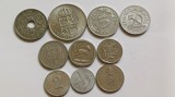 Lot 10 monede din 10 tari diferite-Lot 8, Europa