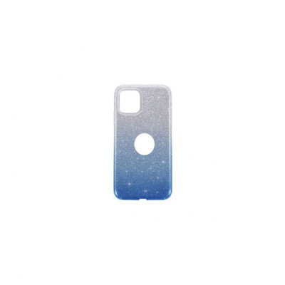 Husa Apple iPhone 11 Pro - iberry Shining Argintiu/Albastru foto