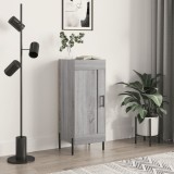 Gossi servanta, gri sonoma, 34,5x34x90 cm, lemn compozit