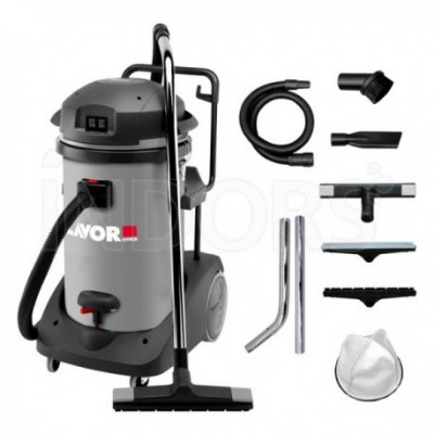 Aspirator de praf si lichide model Domus PR LAVOR, 2 motoare, putere 2400W, recipient colectare din Plastic, volum 78L foto