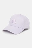 adidas sapca BBALL CAP TONAL culoarea violet, neted, JC8880