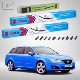 Cumpara ieftin Ștergătoare Seat Exeo ST 3R5 2009-2013 | Set Față și Spate Flat &ndash; TeamCar&reg;