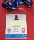 Acreditare meci fotbal ROMANIA U20 - CEHIA U20 (13.10.2025)