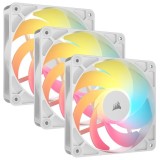 Ventil CORSAIR RS120-R ARGB 3x120 WHITE