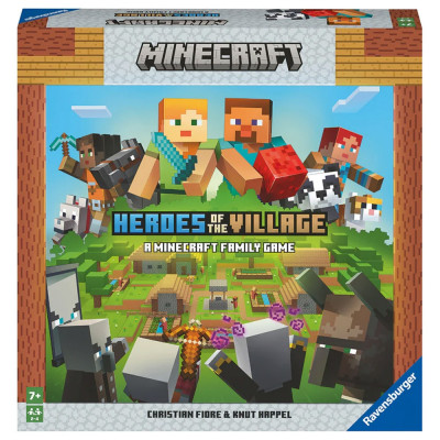 Minecraft Heroes of the Village, multulingv, 7+ ani - RAVENSBURGER foto