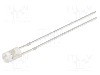 Dioda LED, 3mm, galbena, 500...750mcd, 12...20mA, 5V DC, OPTOSUPPLY - OSY5PA3HE1B-5V
