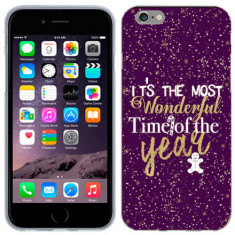 Husa iPhone 6S sau iPhone 6 Silicon Gel Tpu Model Wonderful Time Of The Year foto