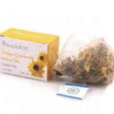 Ceai Revolution Golden Chamomile Herbal 30 plicuri/cutie