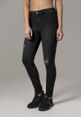 Ladies High Waist Skinny Denim Pants foto