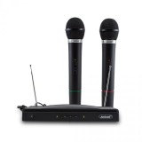 SET 2 MICROFOANE WIRELESS SI RECEIVER INCLUS PT.KARAOKE,CONFERINTE,SET WIRELESS.