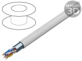 Cablu telecomunicații 53x2x0,5mm PVC alb