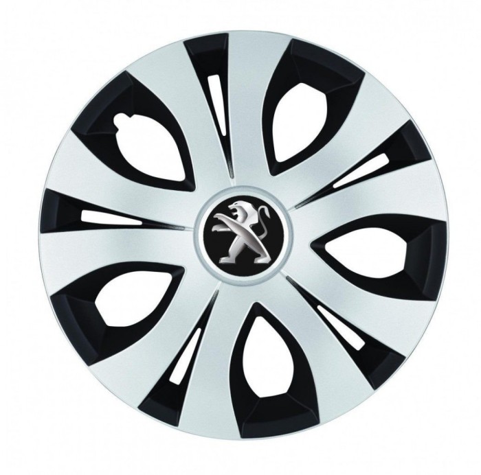 Set 4 capace roti pentru Peugeot, model Top Mix, R17