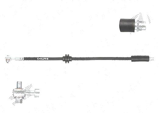 Furtun frana Opel Insignia 07.2008-, Fata, Lungime 515mm, Delphi LH6733