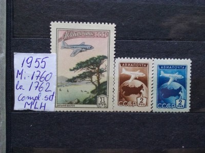 1955-Rusia-Complet set-MLH foto