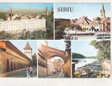 Bnk cp Sibiu - Imagini din oras - circulata, Printata