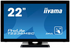 Monitor Iiyama ProLite T2236MSC-B2 22 inch 8ms Black foto