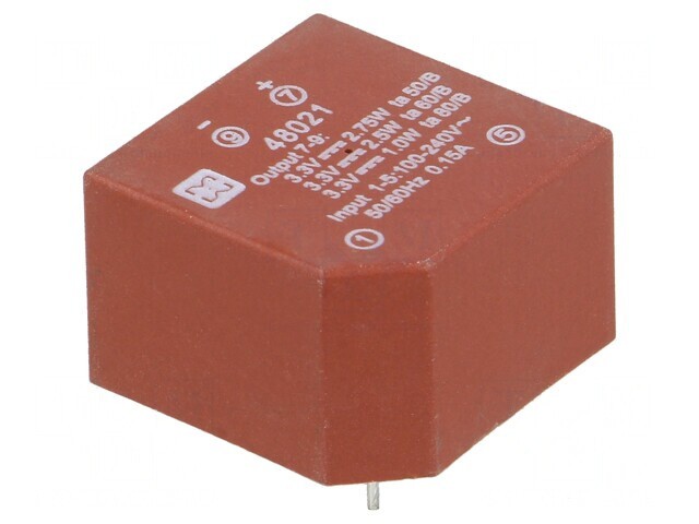 Convertor AC/DC 2,75W 3,3VDC