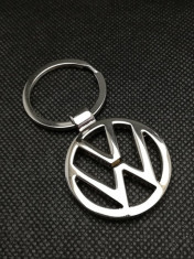 Breloc Auto Volkswagen logo 2 fete accesorii masina pentru detinatori 2020 foto