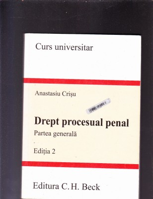 DREPT PROCESUAL PENAL -PARTE GENERALA -EDITIA 2 foto
