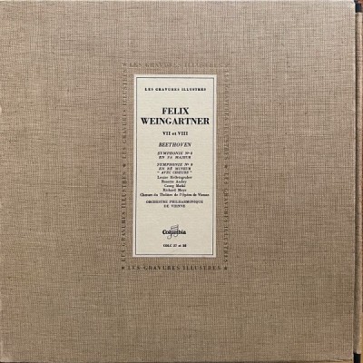 Vinil 2XLP EDITIE CARTONATA Beethoven - Felix Weingartner &amp;ndash; VII Et VIII - Symphonie N&amp;deg; 8 En Fa Majeur / Symphonie N&amp;deg; 9 En R&amp;eacute; Mineur (VG+) foto