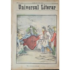 Revista Universul Literar nr.50/1897 pe coperta Marea nenorocire din Roman