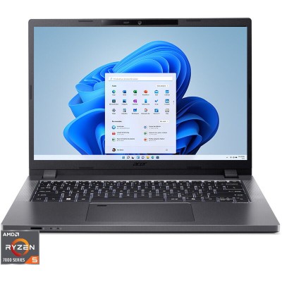 Laptop Acer 14&amp;amp;#039;&amp;amp;#039; TravelMate P2 TMP214-43, WUXGA IPS, Procesor AMD Ryzen&amp;trade; 5 7530U (16M Cache, up to 4.50 GHz), 16GB DDR5, 512GB SSD, AMD Rade foto